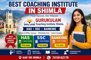 Read more about the article Best Coaching Institute in Shimla for HAS, SSC & Banking Exams 2026